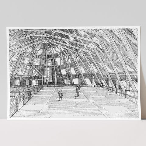 Dockyard Slip 3 Limited Edition Art Print (A4)