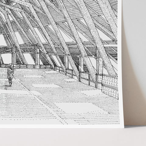 Dockyard Slip 3 Limited Edition Art Print (A4)