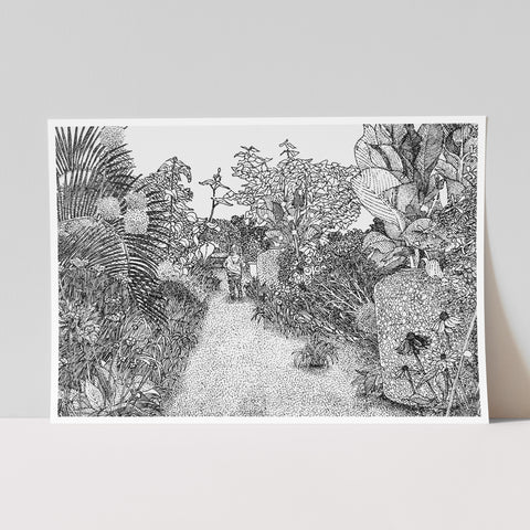 Darren's Garden Limited Edition Art Print (A4)