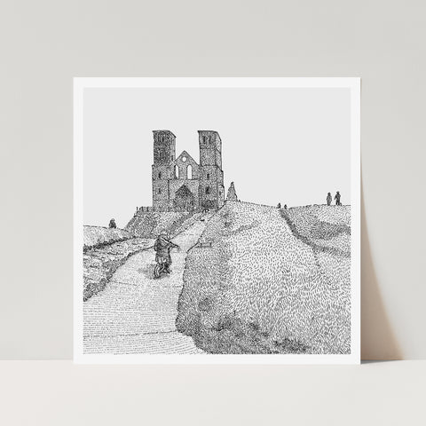 Reculver Bike Ride Black&White (Limited Edition)