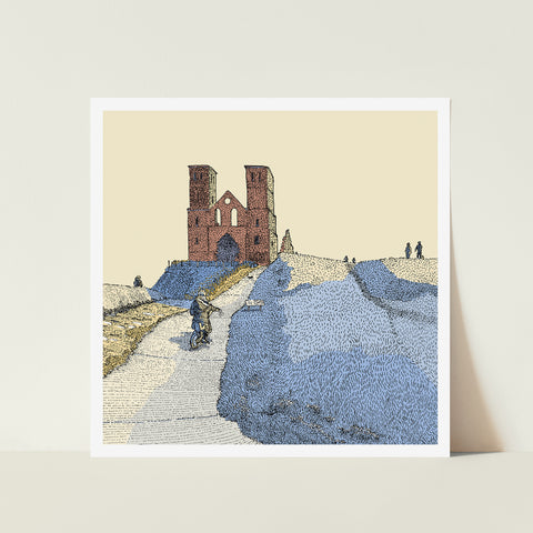 Reculver Bike Ride Colour (Open Edition)