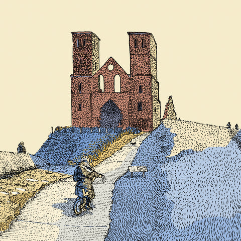 Reculver Bike Ride Colour (Open Edition)