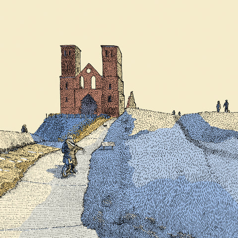 Reculver Bike Ride Colour (Open Edition)